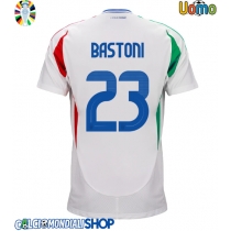 Maglie da calcio Italia Alessandro Bastoni #23 Seconda Maglia Europei 2024 Manica Corta